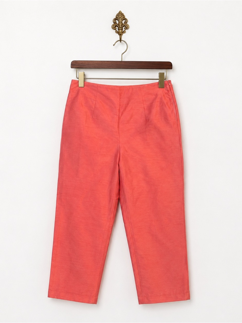 Steven Stolman salmon silk appeal pants 2